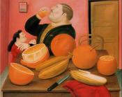 Man Drinking Orange Juice - 费尔南多·博特罗